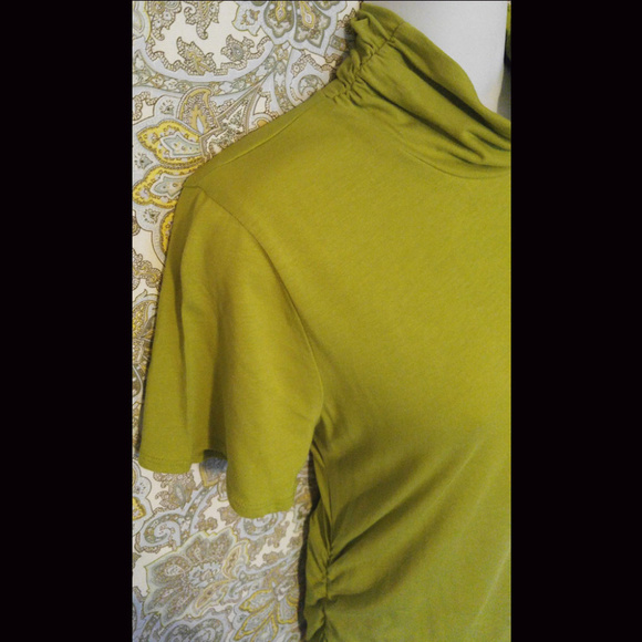 NEW Kenneth Cole Spiced Lime Short Sleeve Shirt - Picture 2 of 10